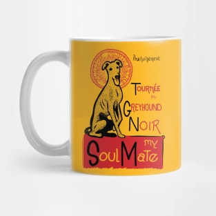 Funny Greyhound Owner Gift Greyhound Art Mug